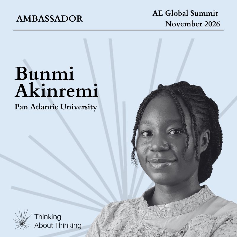 Thinking About Thinking ambassador graphic