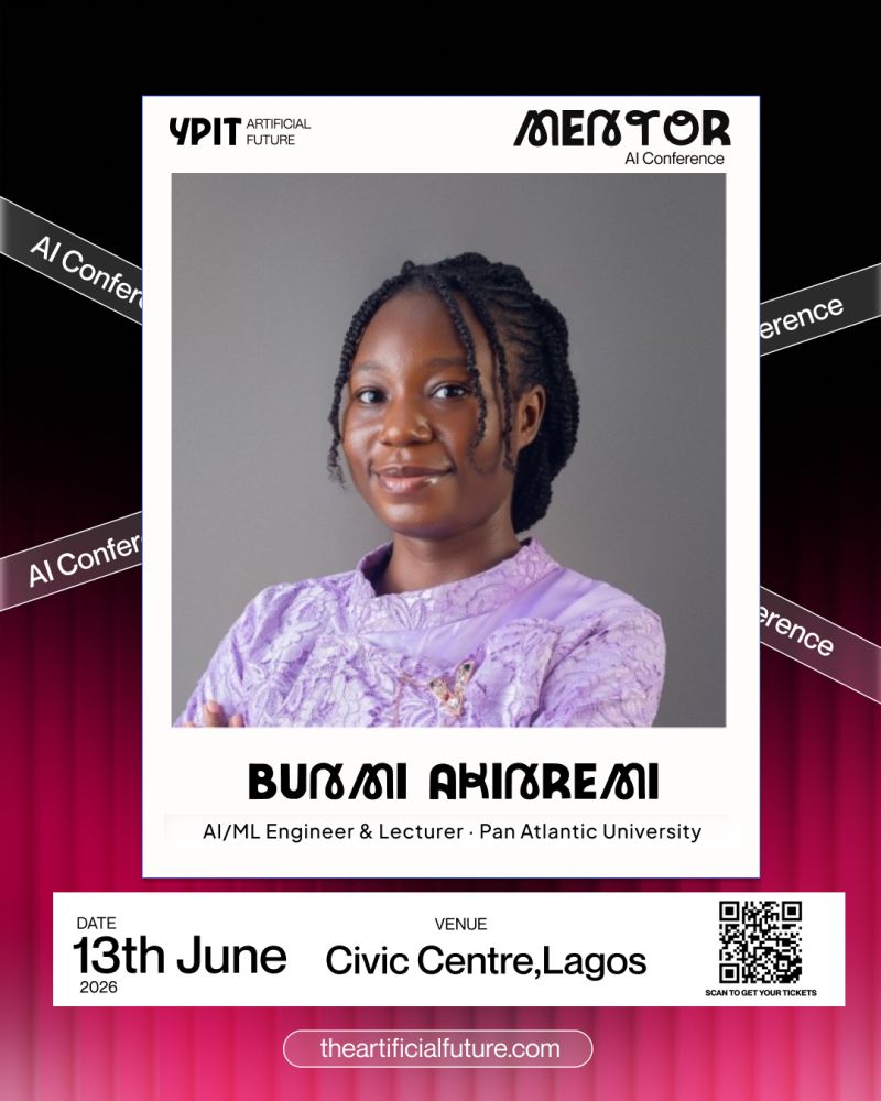 Young People in Tech speaker feature graphic for Bunmi Akinremi